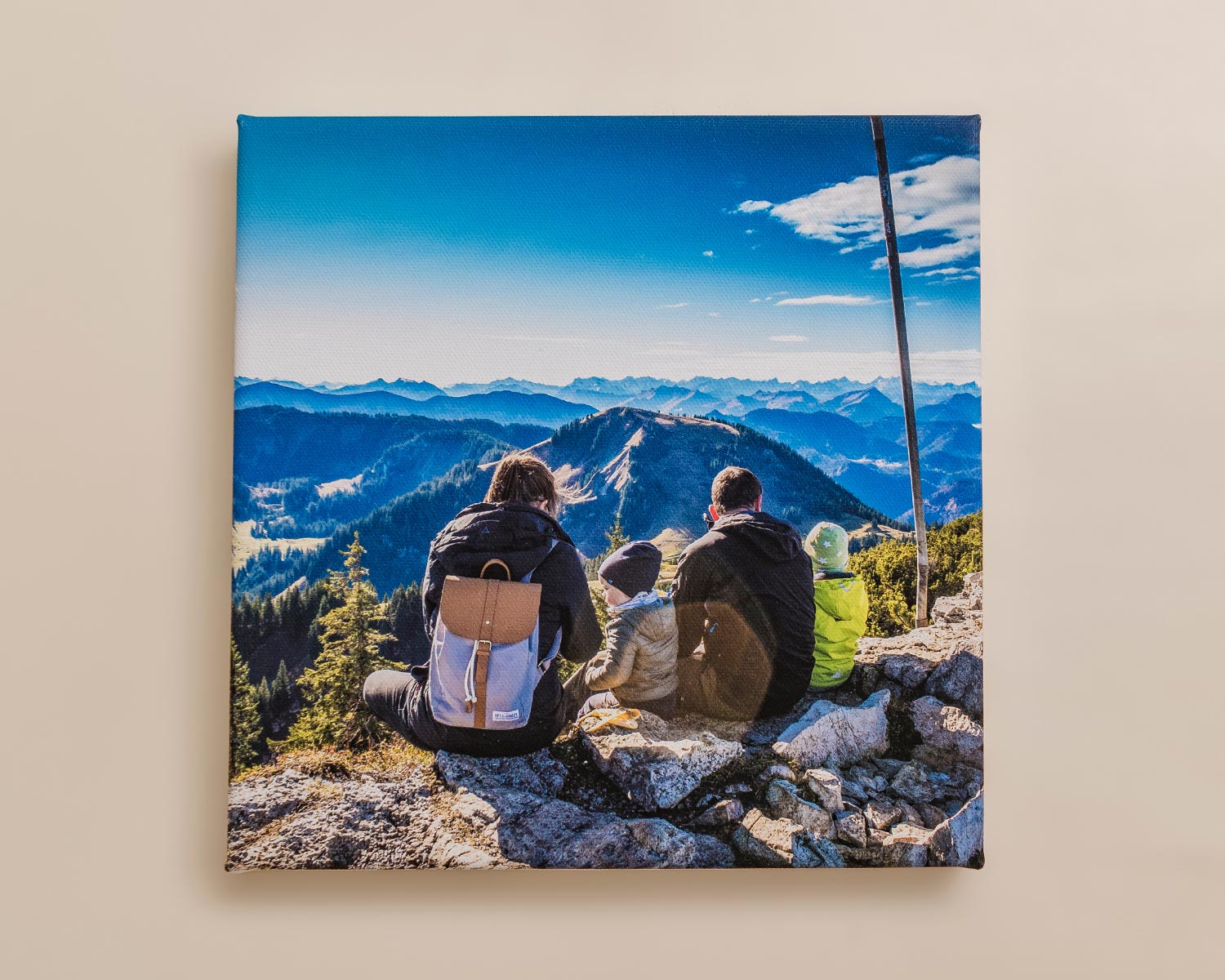 Square photo canvas