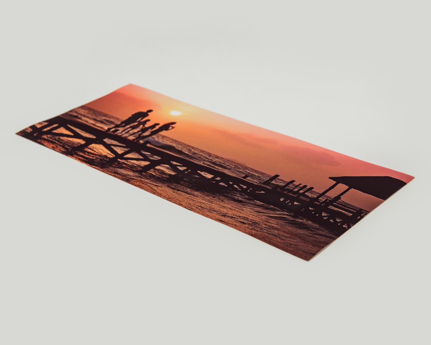 Panoramic photo print