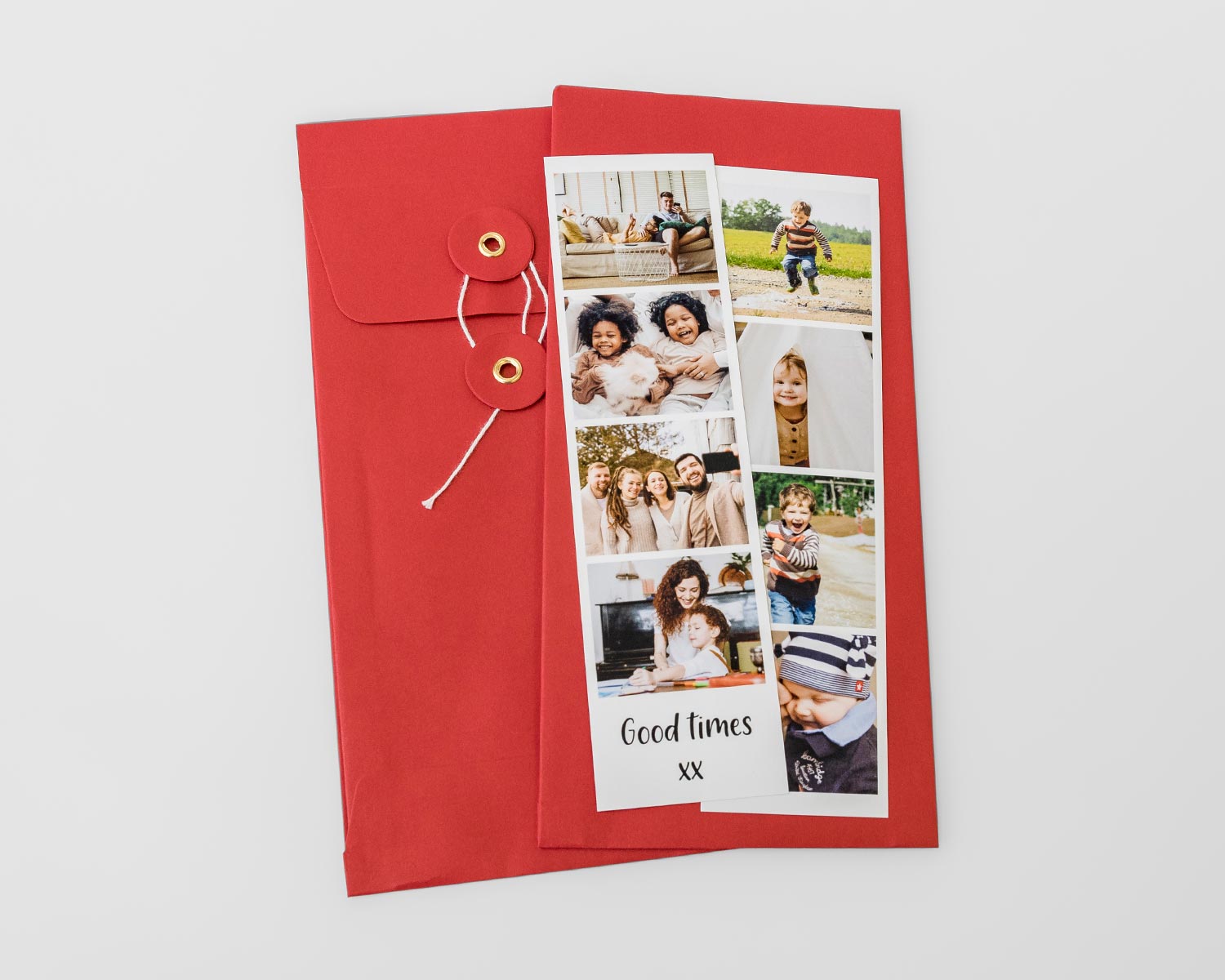 Photo strips with gift envelope
