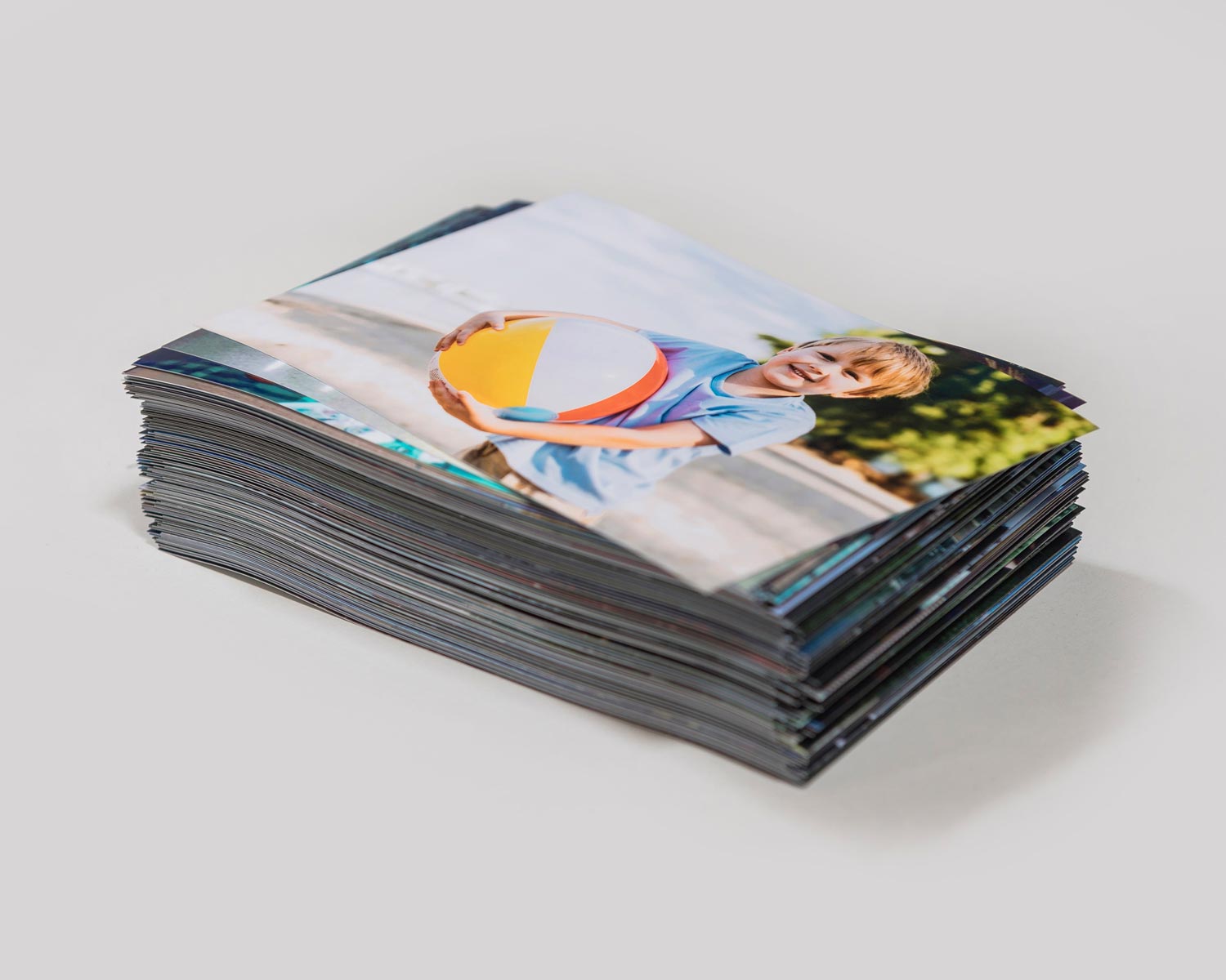 Stack of photo prints