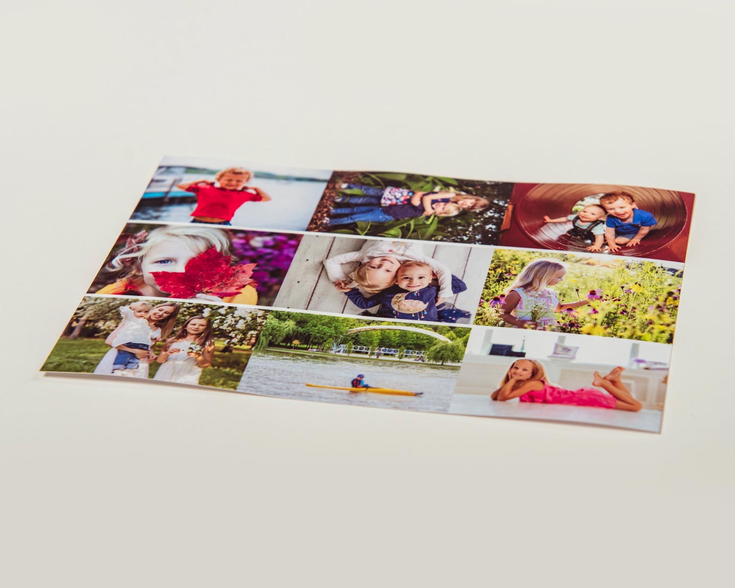 9 picture layout small prints