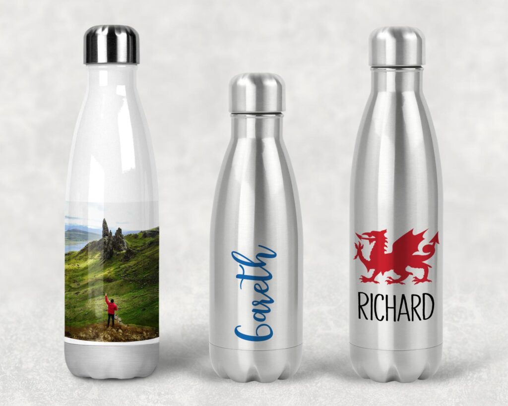 Insulated personalised water bottles