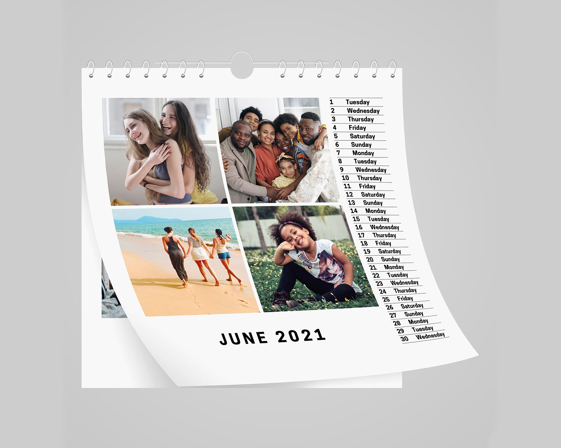 Photo Calendar Square-Calendar-ENG